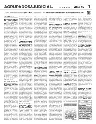 SUPLEMENTO - AGRUPADOS - EDICIÓN 11.232