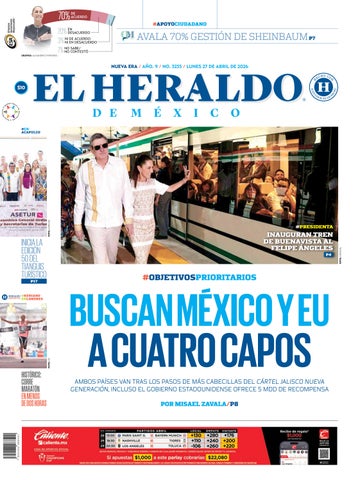Edición impresa. Lunes 27 de abril de 2026