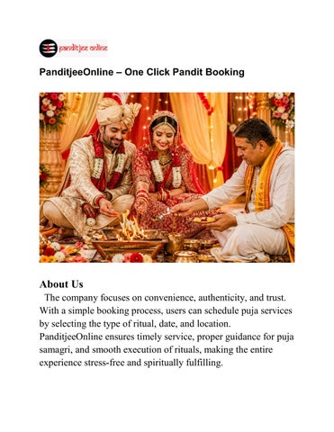 Book Panditji online