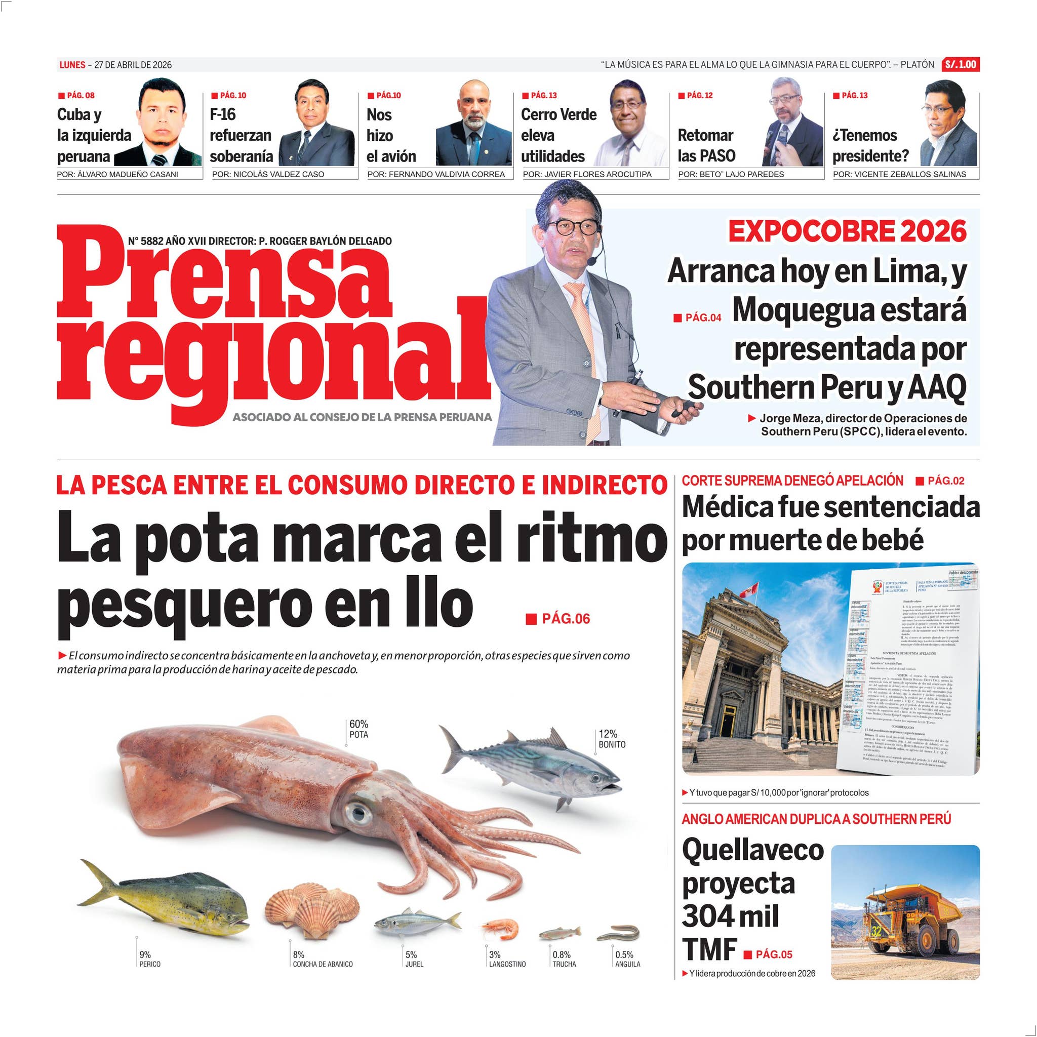La Prensa Regional – Lunes 27 de abril de 2026 by Diario La Prensa ...