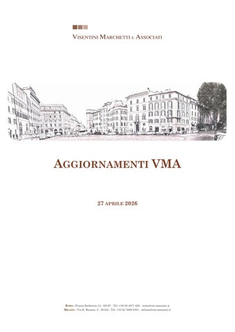 Aggionarmenti VMA_n10_27.4.2026