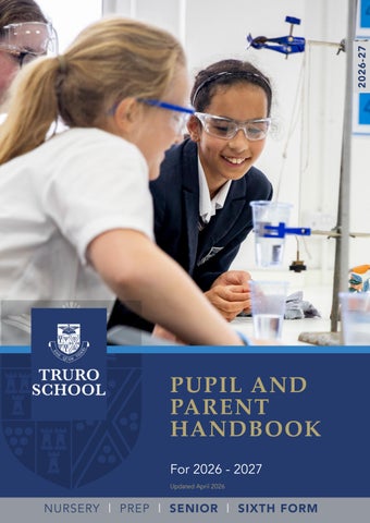 Truro School Parent Handbook 2026-27