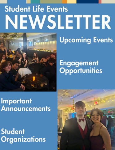 Student Life Events Newsletter 4.27.26