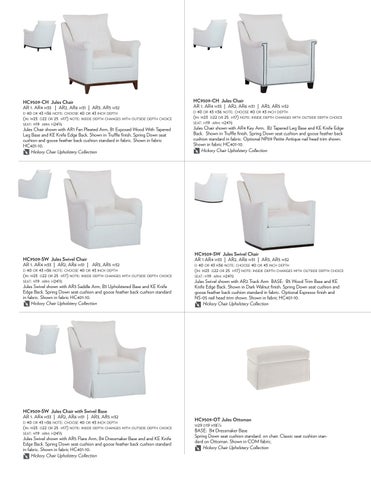 2026 Hickory Chair Jules 家具型录 第 4 页