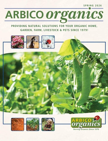 ARBICO Organics 2026 Spring Catalog