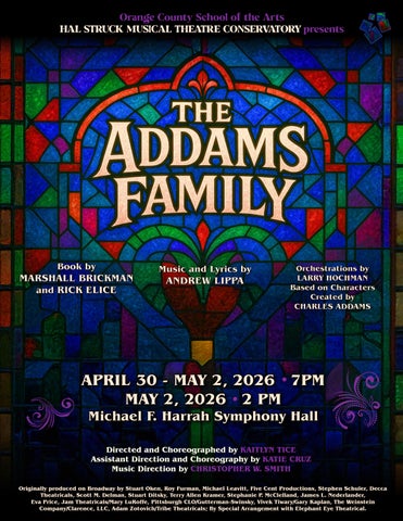 MT The Addams Family_Program