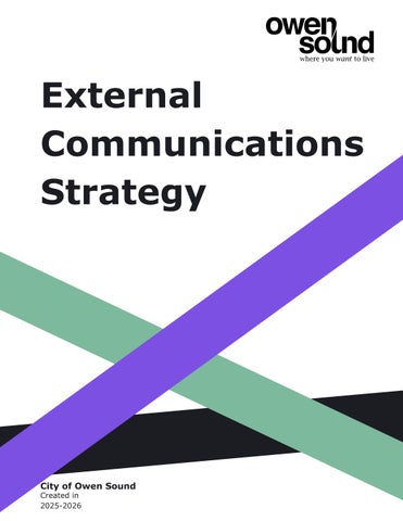 External Communications Strategy