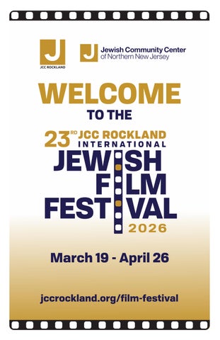23rd JCC Rockland International Jewish Film Festival Film Festival Sponsor Booklet