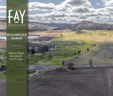 Willowdale Ranch | Fay Ranches