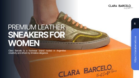Premium Leather Sneakers for Women | Clara Barcelo Style