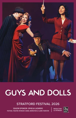 2026 Stratford Festival House Programs | Guys and Dolls