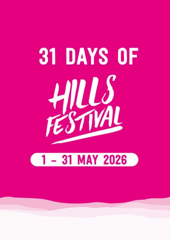 Hills Festival 2026 Events Calendar