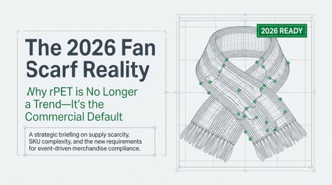 Why rPET Became the Default for 2026 Fan Scarves: A Compliance Guide for Buyers