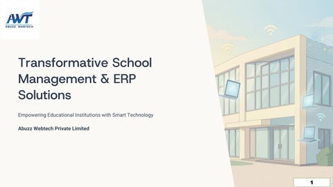 Comprehensive School ERP by Abuzz Webtech: Digital Success