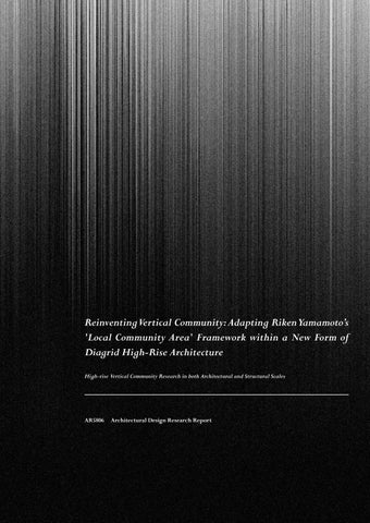 Thesis Research Report_WEI YEFAN