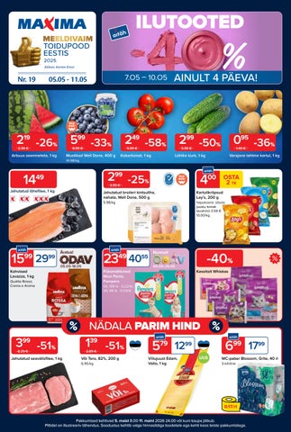 Maxima kliendileht 05.05-11.05