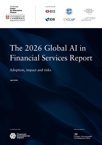 The 2026 Global AI in Financial Services Report