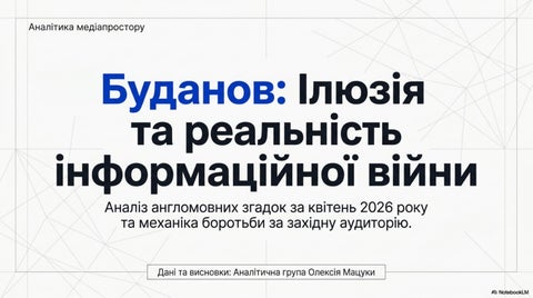 Буданов: Як виглядає інформаційна війна за західну аудиторію — на одному кейсі