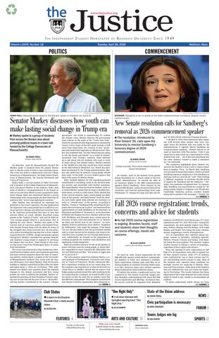 The Justice, April 28, 2026