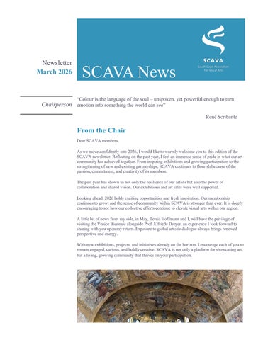 SCAVA News March 2026