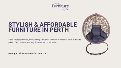 Stylish & Affordable Furniture in Perth