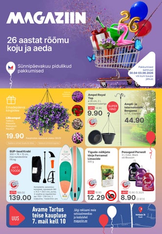 Sünnipäevakuu pidulikud pakkumised