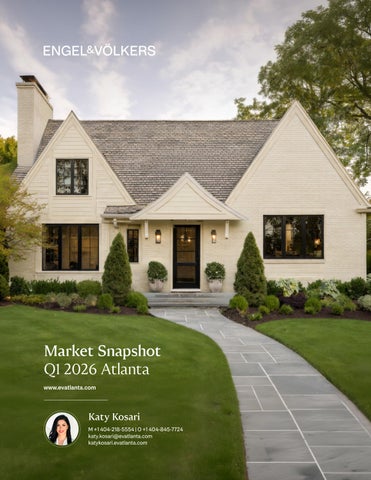 Atlanta Market Snapshot Q1 2026 | Katy Kosari | Engel & Völkers Atlanta 