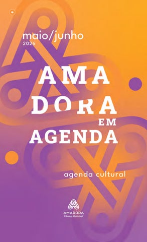 Agenda Cultural | maio-junho 2026
