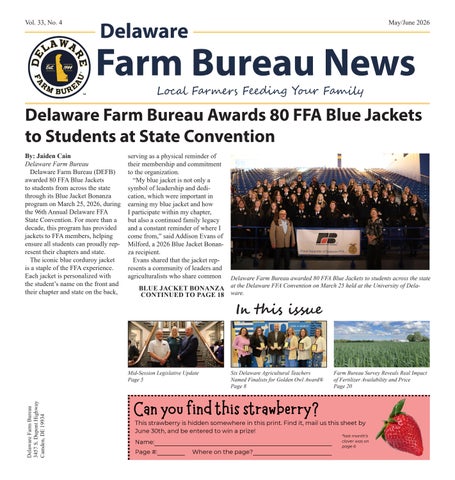 Delaware Farm Bureau News May Jun 2026