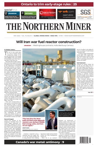 The Northern Miner May 2025 Vol 112 Issue 5