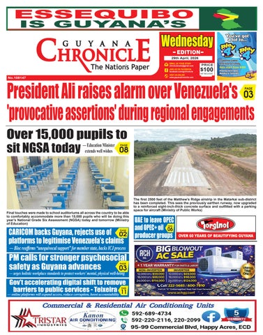 Guyana Chronicle E-Paper 29-04-2026