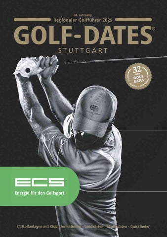 GolfDates 2026 - regionaler Golfführer Region Stuttgart