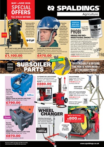 Special Offers | May - June 2026 | Spaldings Agriculture