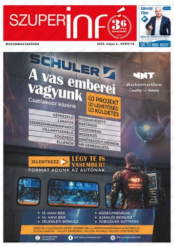 Szuperinfó Mosonmagyaróvár 34/18