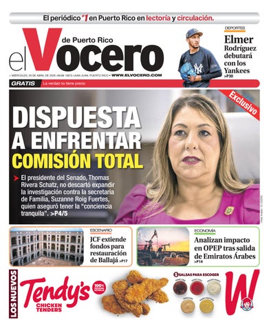 EL VOCERO | Edición miércoles, 29 de abril de 2026 