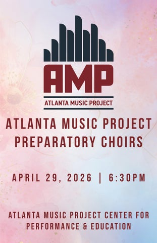 Atlanta Music Project Preparatory Choirs Spring Concert 2026