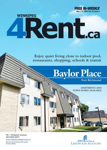 4Rent – Winnipeg – May 1, 2026
