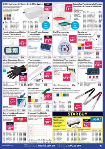 Nisbets Australia 秋季 Sale May 2026 第 11 页