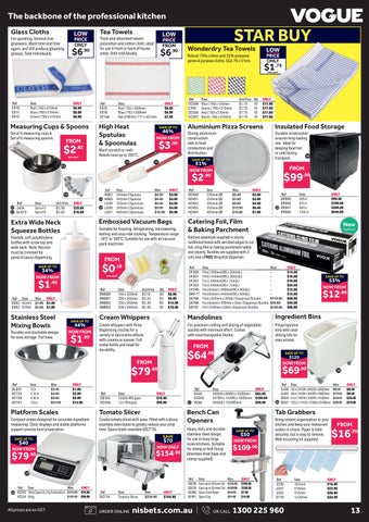 Nisbets Australia 秋季 Sale May 2026 第 13 页