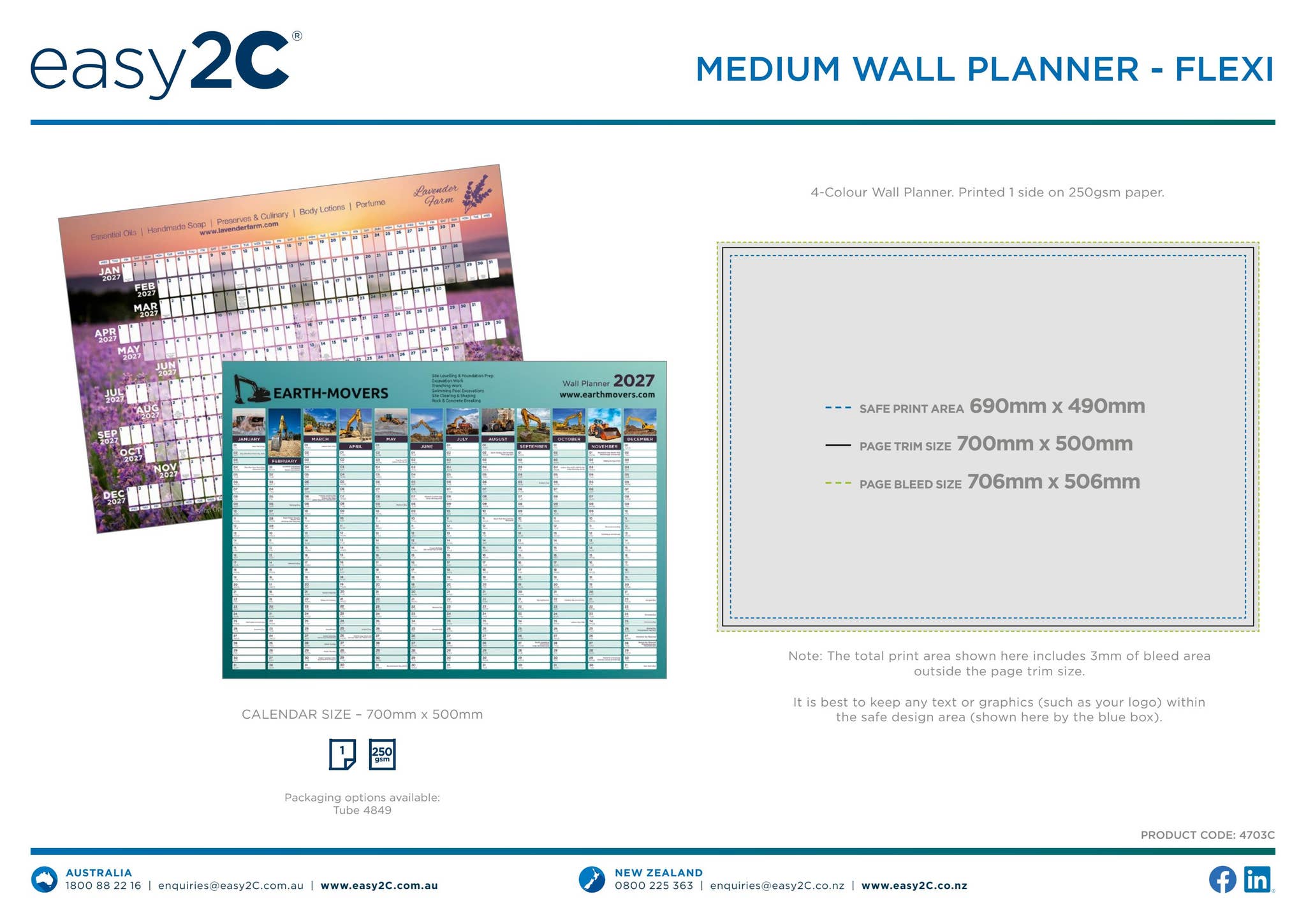 MediumWallPlanner-4703C by easy2c - Issuu