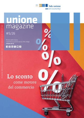 unione magazine #5/26: Lo sconto come motore del commercio