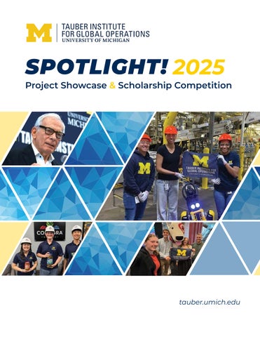 2025 U-M Tauber Spotlight! Book