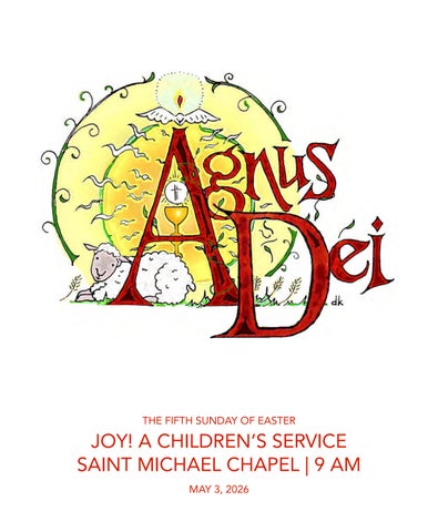 MAY 3 | 9 AM Joy! A Children's Service Worship Bulletin