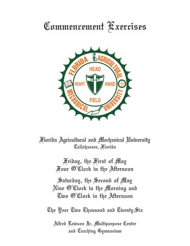 Spring 2026 Commencement Full Program