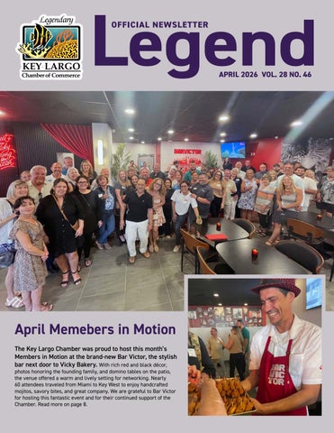 The Legend Newsletter April 2026