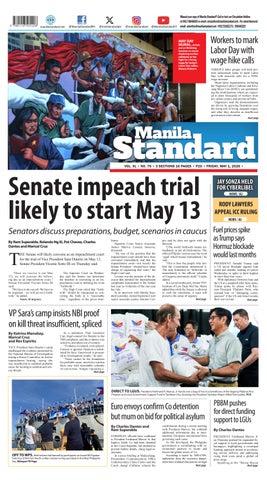 Manila Standard - 2026 May 1 - Friday