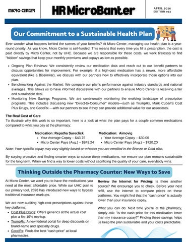 HR Newsletter - April 2026