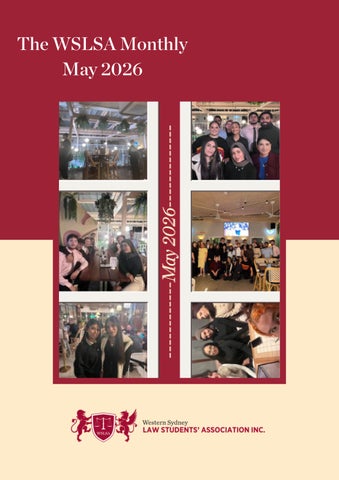 WSLSA Monthly Issue (May 2026)