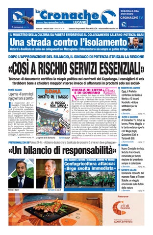 Cronache del 1 maggio 2026