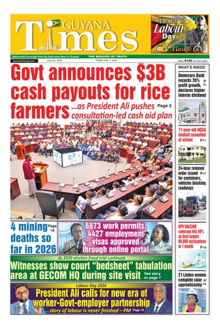 Guyana Times - Friday, May 1, 2026